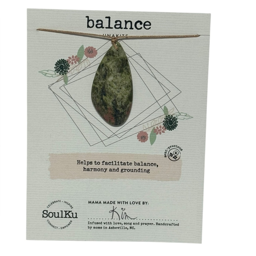 Unakite Balance Necklace